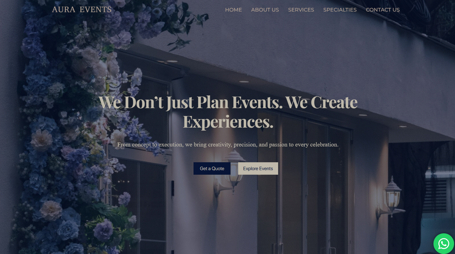 Event website